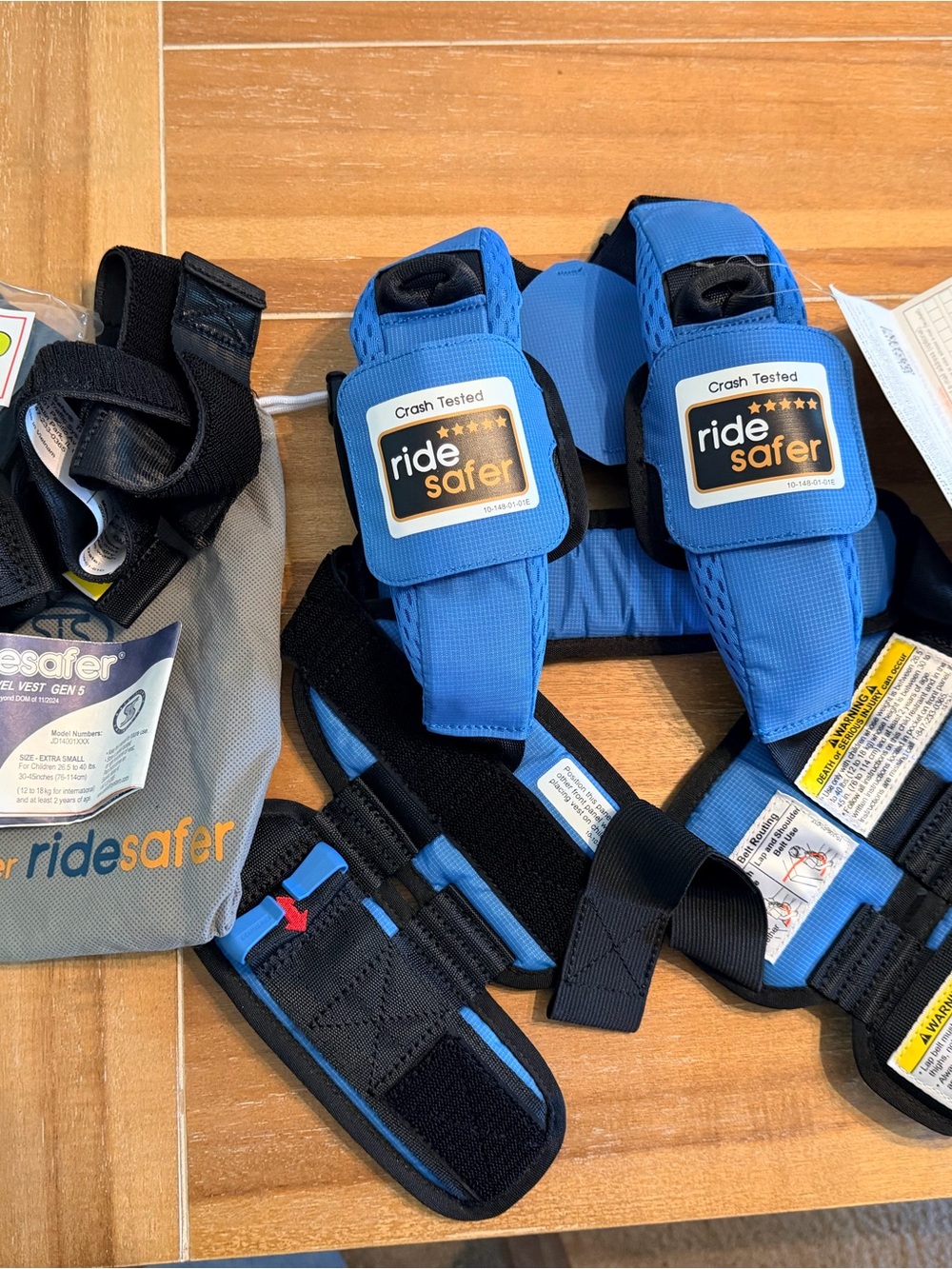 Child Travel Vest in Blue - Brand